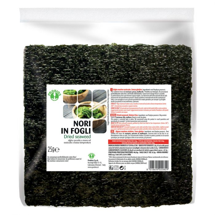 Alghe Nori In Fogli 15 g
