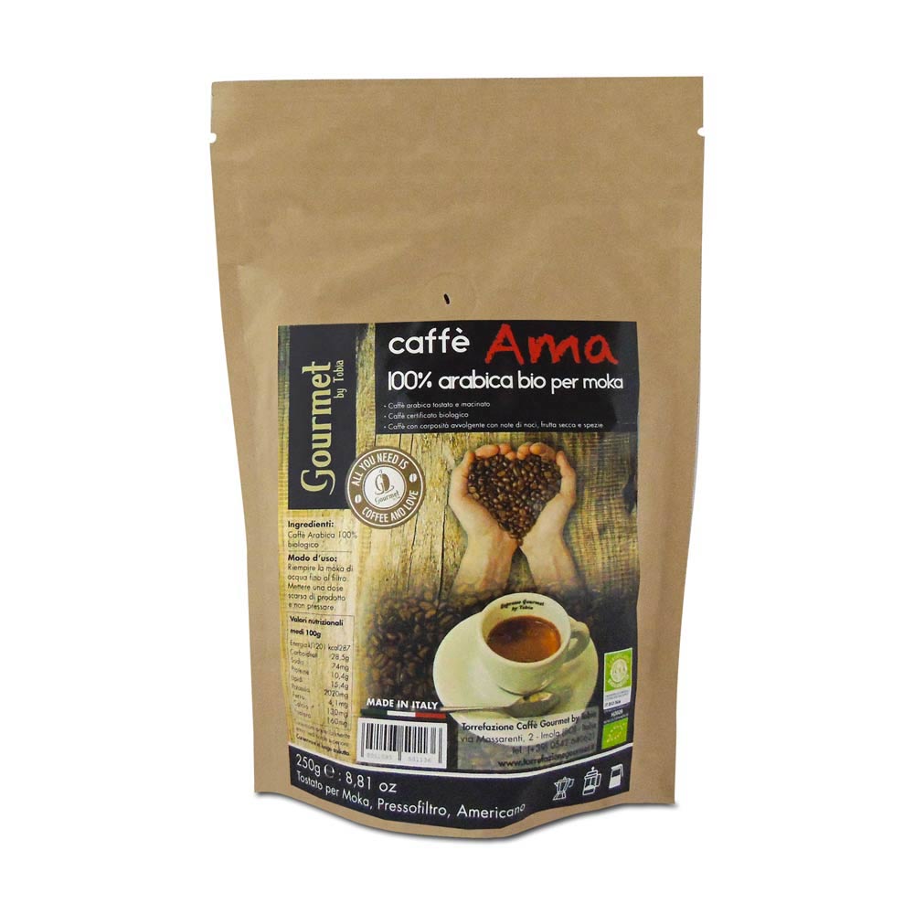 Caffè per Espresso 100% Arabica Bio 250g