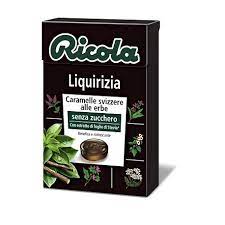 Caramelle Ricola Liquirizia S/Zucch
