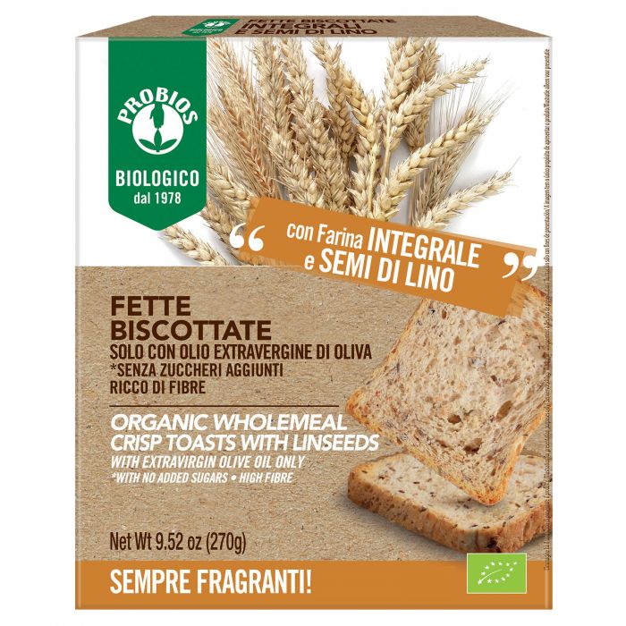Fette Biscottate Integrali - Senza Zucchero 270 g
