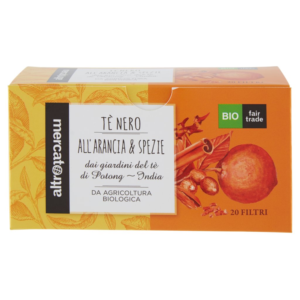 Tè Nero all' Arancio e Spezie - 20 filtri - Bio 40 g