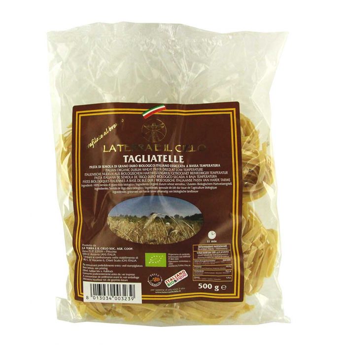 Tagliatelle integrali grano duro trafilate al bronzo 500g